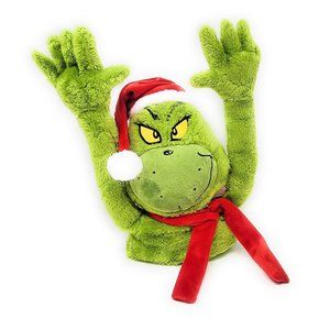 Dr. Seuss Grinch Who Stole Christmas Plush Positionable Tree Topper